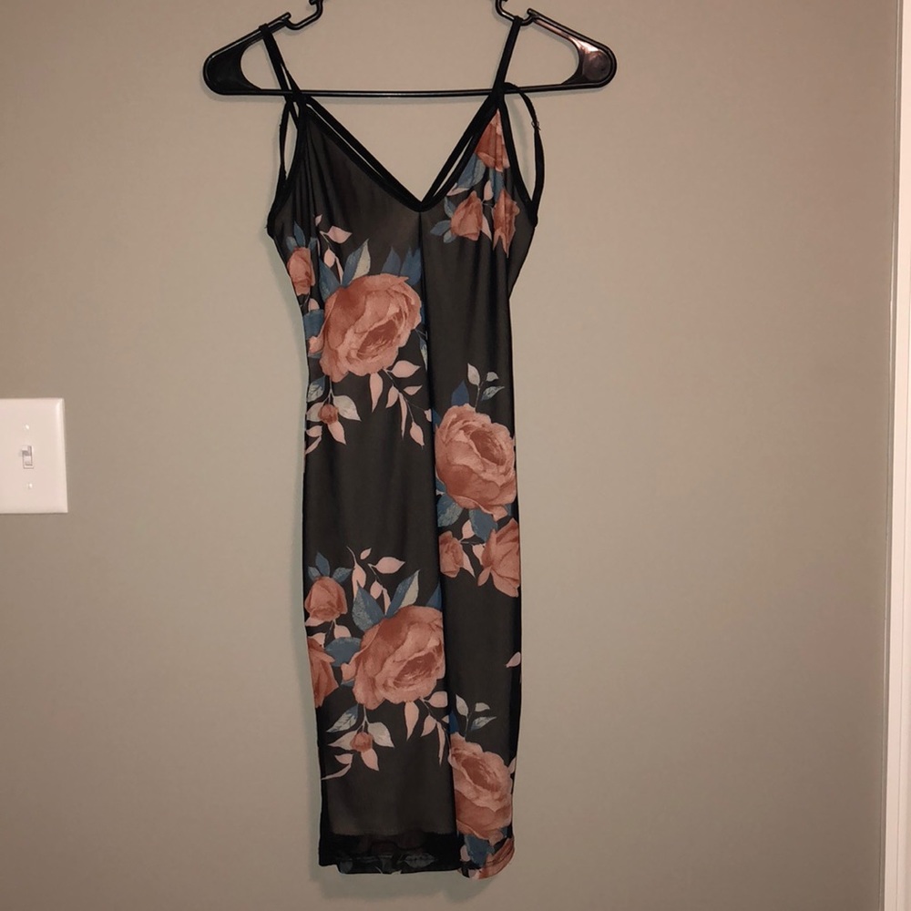 Floral bodycon dress